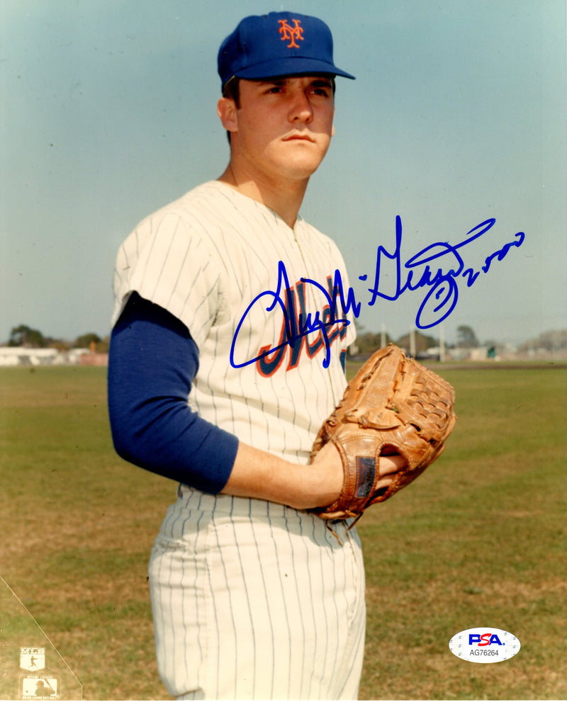 Tug McGraw autographed signed 8x10 photo MLB New York Mets PSA COA - JAG Sports Marketing