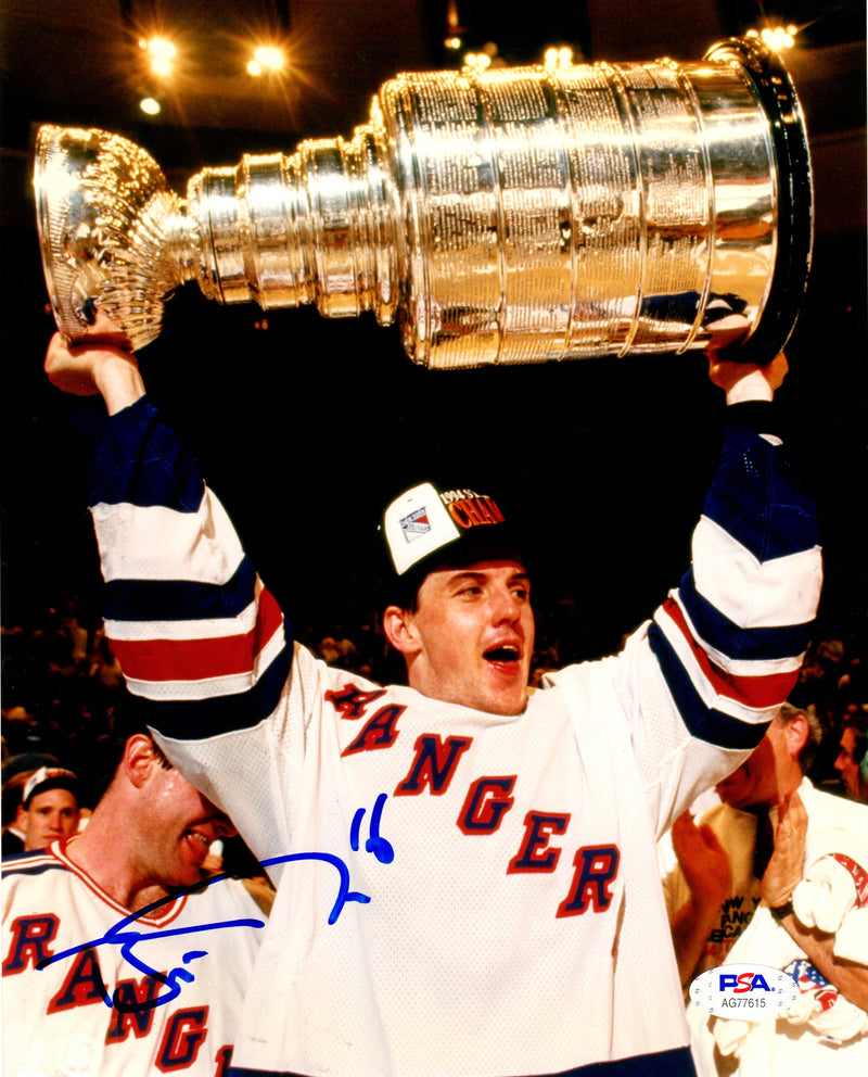 Brian Noonan autographed signed 8x10 photo NHL New York Rangers PSA COA - JAG Sports Marketing