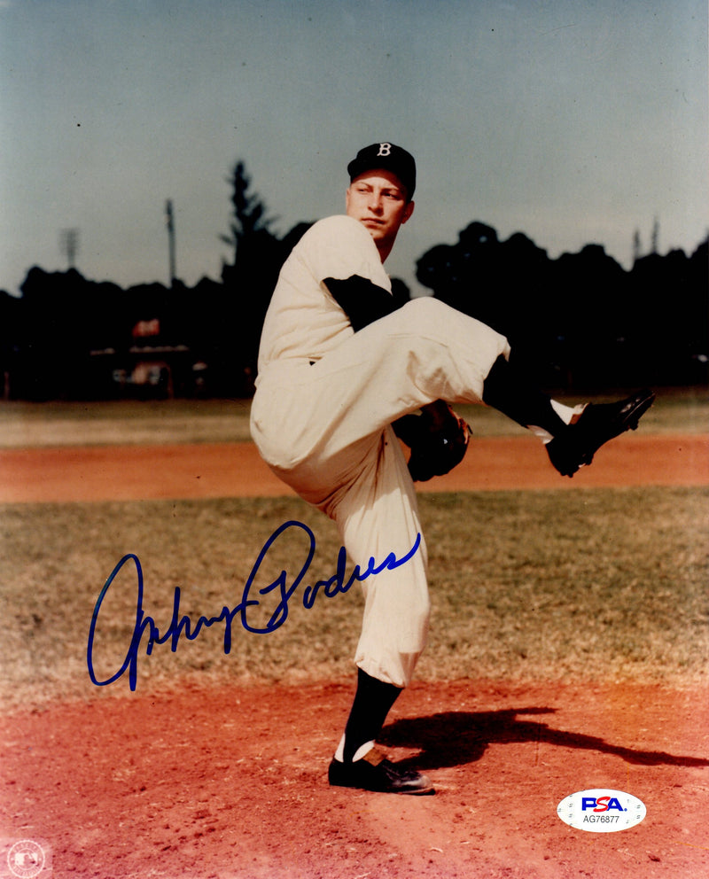 Johnny Podres autographed signed 8x10 photo MLB Brooklyn Dodgers PSA COA - JAG Sports Marketing