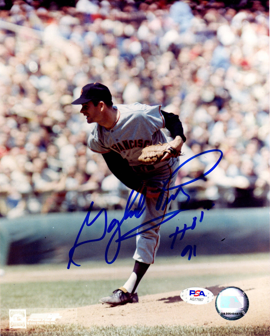 Gaylord Perry autographed signed inscribed 8x10 photo San Francisco Giants PSA - JAG Sports Marketing