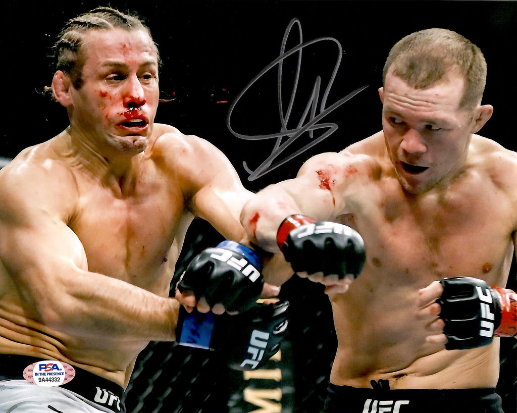 Petr Yan autographed signed 8x10 photo UFC PSA COA No Mercy Urijah Faber - JAG Sports Marketing