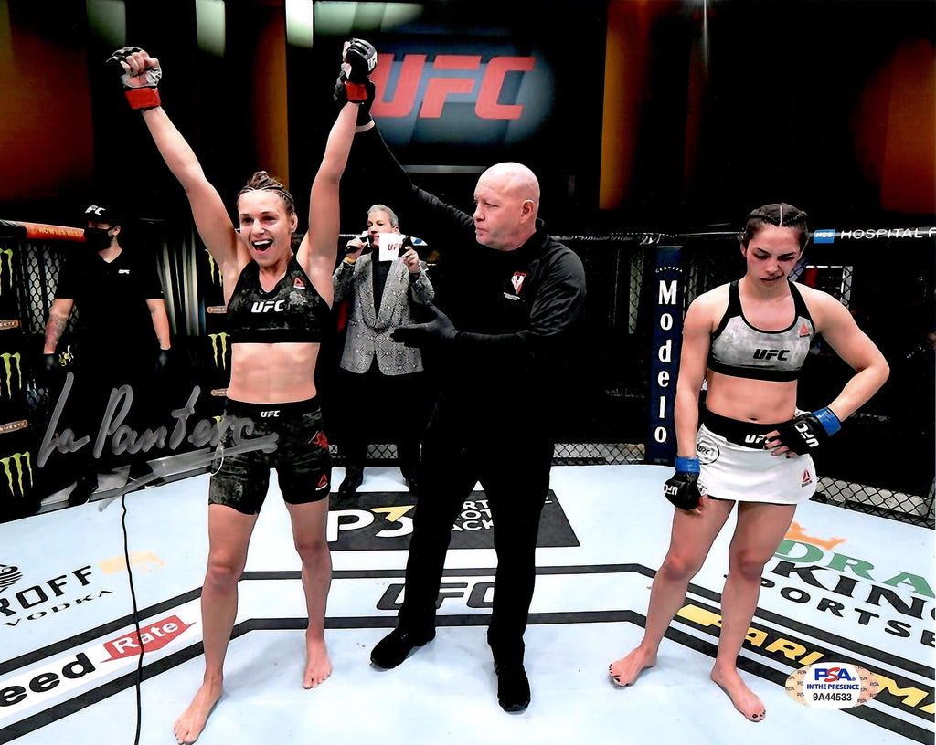 Antonina Shevchenko autographed signed 8x10 photo UFC PSA COA La Pantera - JAG Sports Marketing