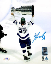 Yanni Gourde autographed signed 8x10 photo NHL Tampa Bay Lightning PSA COA - JAG Sports Marketing