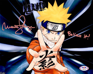 Maile Flanagan Naruto autographed inscribed 8x10 photo PSA COA Naruto Shippuden - JAG Sports Marketing