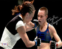 Rose Namajunas autographed signed inscribed 8x10 photo UFC PSA COA Full Graph - JAG Sports Marketing