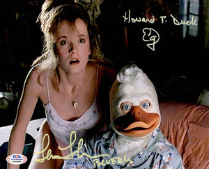 Lea Thompson Ed Gale autographed signed inscribed 8x10 Howard The Duck PSA COA - JAG Sports Marketing