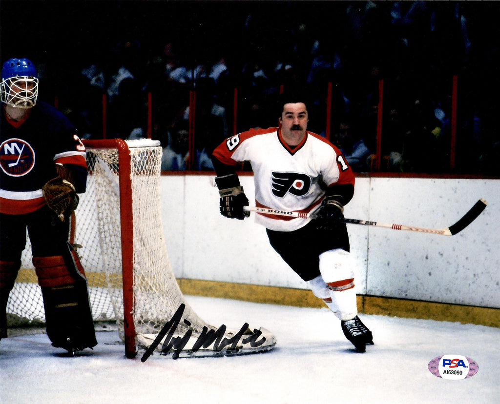 Rick Macleish autographed signed 8x10 photo NHL Philadelphia Flyers PSA COA - JAG Sports Marketing