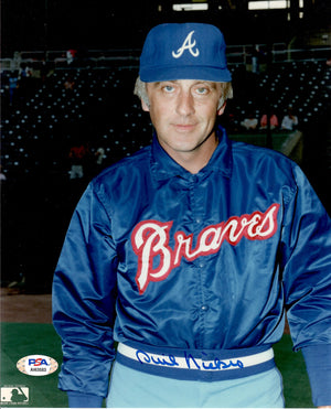 Phil Niekro autographed signed 8x10 photo MLB Atlanta Braves PSA COA - JAG Sports Marketing