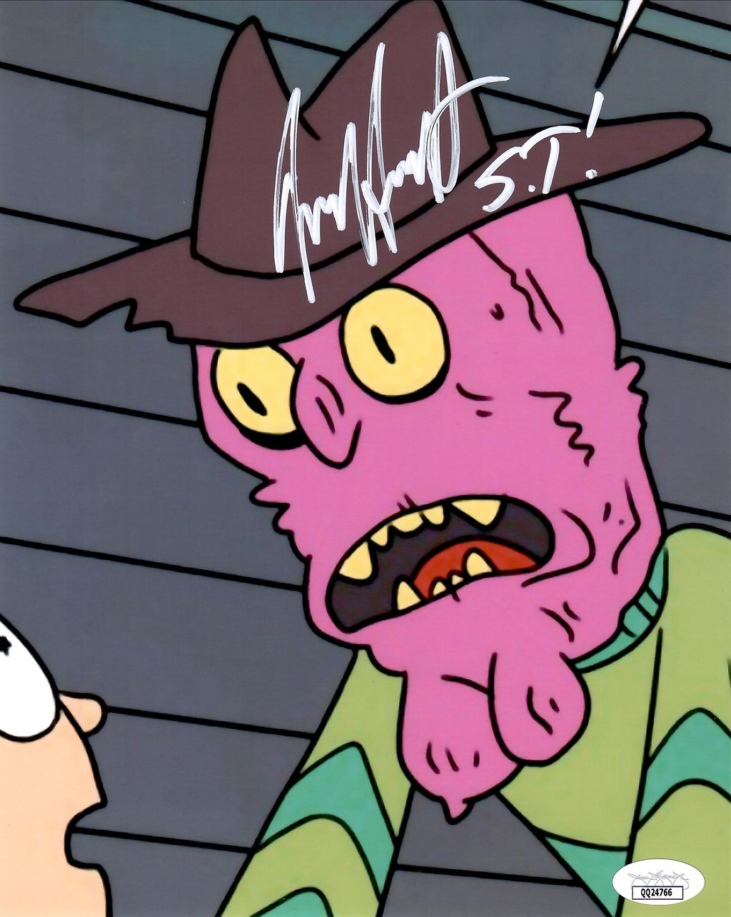 Jess Harnell Scary Terry auto signed inscribed 8x10 photo JSA COA Rick and Morty