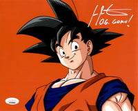 Ian James Corlett autographed inscribed 8x10 photo Goku JSA COA Dragon Ball Z