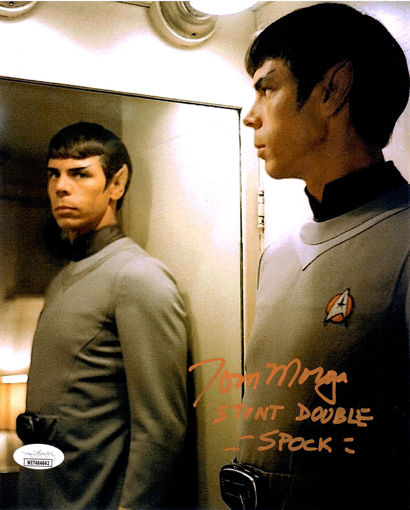 Tom Morga autographed signed inscribed 8x10 photo Star Trek Spock JSA COA