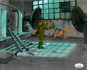 Townsend Coleman signed inscribed 8x10 photo JSA Teenage Mutant Ninja Turtles