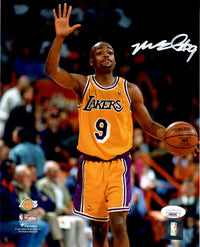 Nick Van Exel autographed signed 8x10 photo NBA Los Angeles Lakers JSA COA
