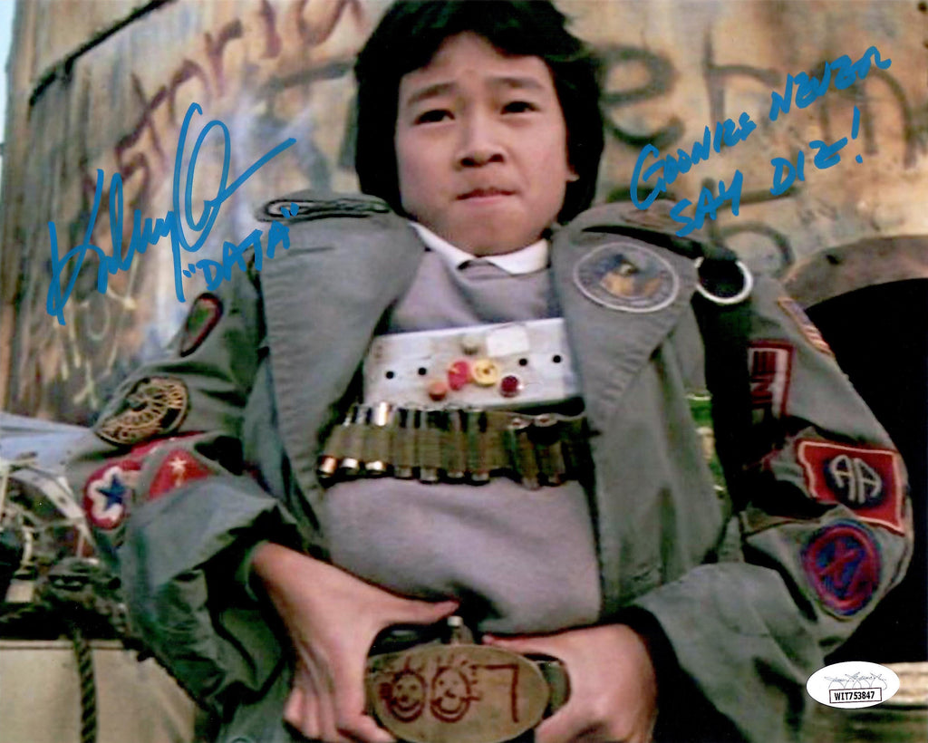 Jonathan Ke Quan autographed signed inscribed 8x10 photo JSA Witness The Goonies