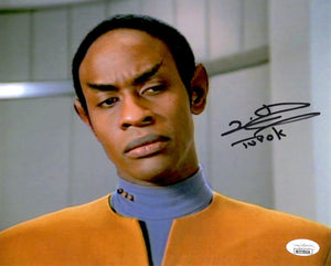 Tim Russ autographed signed Inscribed 8x10 photo JSA COA Star Trek Voyager Tuvok