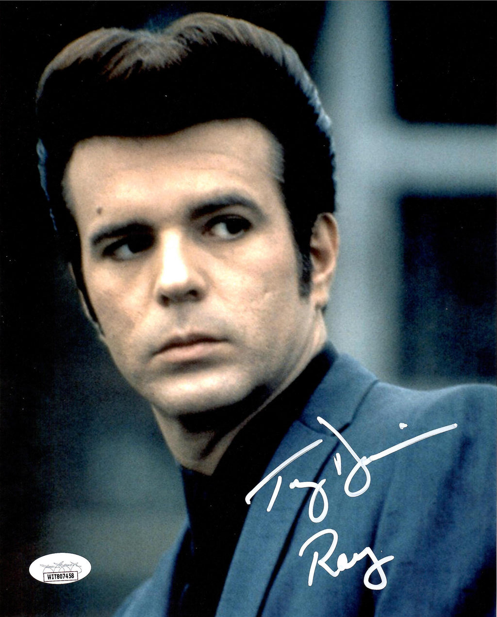 Tony Denison autographed signed inscribed 8x10 photo Crime Story JSA Witness Ray