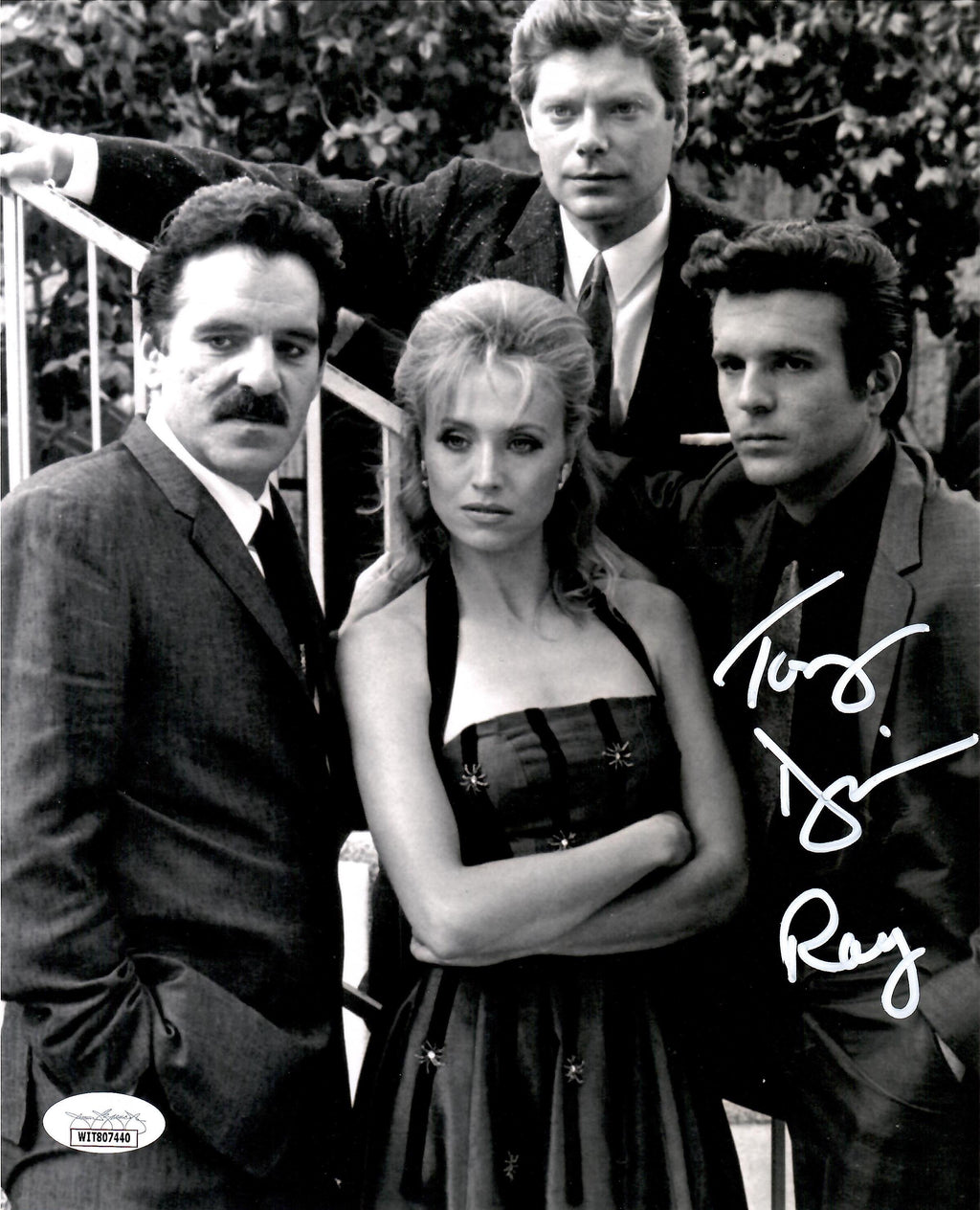 Tony Denison autographed signed inscribed 8x10 photo Crime Story JSA Witness Ray