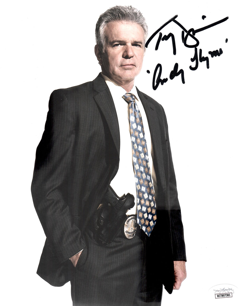 Tony Denison autographed signed inscribed 8x10 photo The Closer JSA Witness