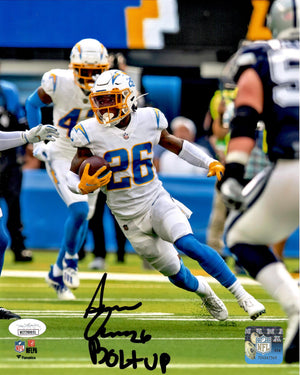 Asante Samuel Jr. autographed signed inscribed 8x10 photo NFL Los Angeles Chargers JSA