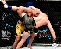 Glover Teixeira autographed signed inscribed 8x10 photo UFC JSA Jan Blachowicz