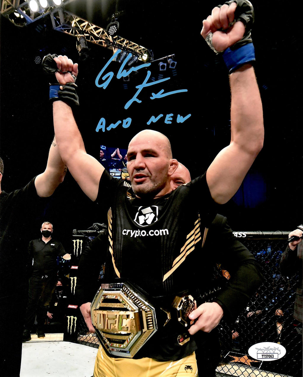 Glover Teixeira autographed signed inscribed 8x10 photo UFC JSA Jan Blachowicz