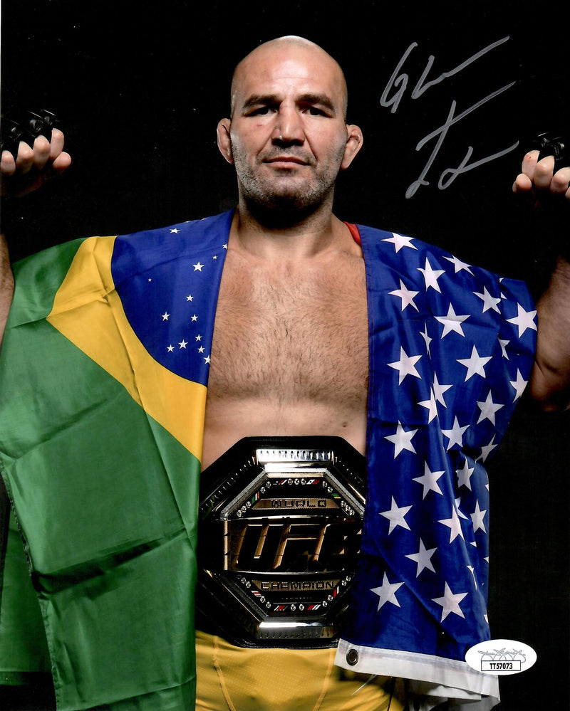 Glover Teixeira autographed signed 8x10 photo UFC JSA COA Jan Blachowicz