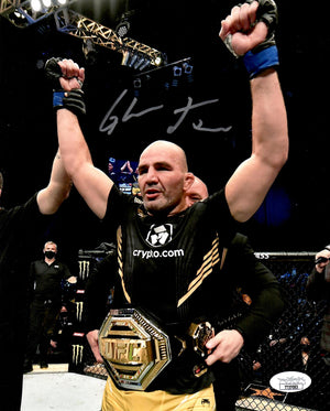Glover Teixeira autographed signed 8x10 photo UFC JSA COA Jan Blachowicz