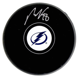 Ondrej Palat autograph signed puck Tampa Bay Lightning JSA Witness