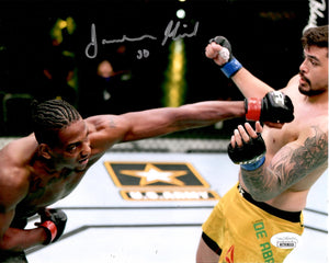 Jamhal Hill autographed signed inscribed 8x10 photo UFC JSA Witness