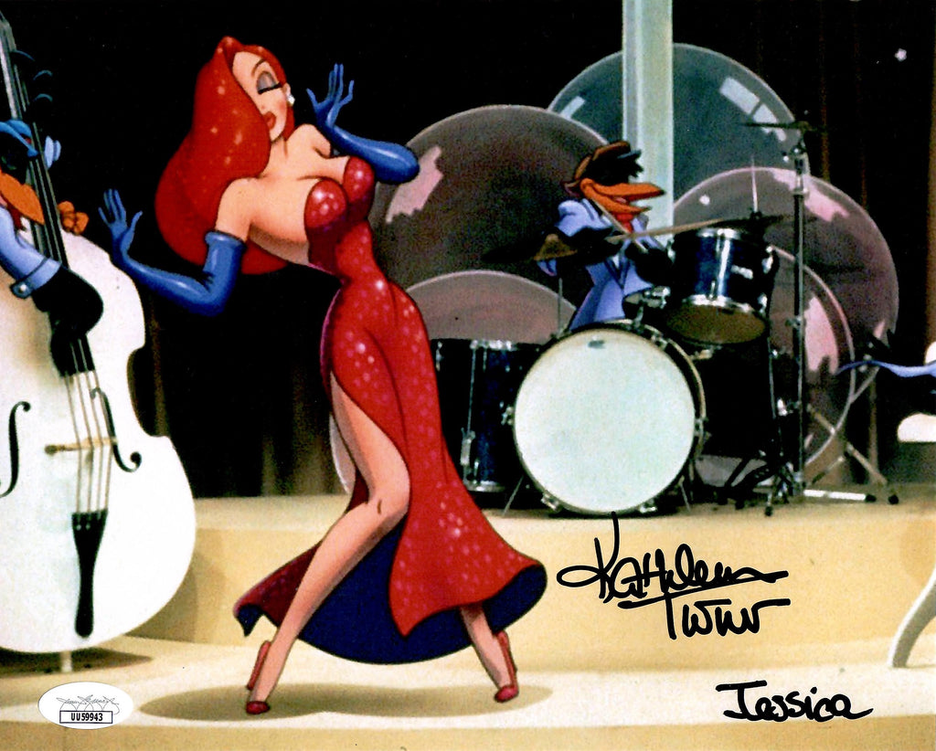 Kathleen Turner auto signed inscribed 8x10 photo Who Framed Roger Rabbit JSA COA