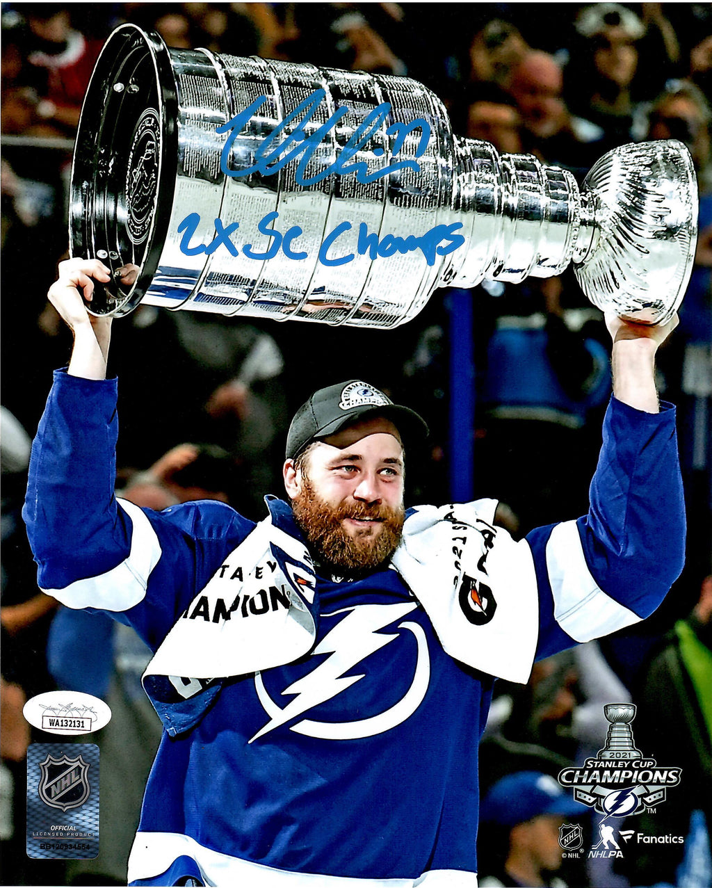 Victor Hedman autographed signed inscribed 8x10 photo Tampa Bay Lightning JSA