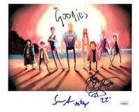 Corey Feldman Sean Astin autographed signed inscribed 8x10 photo The Goonies JSA