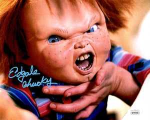 Ed Gale autographed signed inscribed 8x10 photo Chucky JSA COA Child's Play