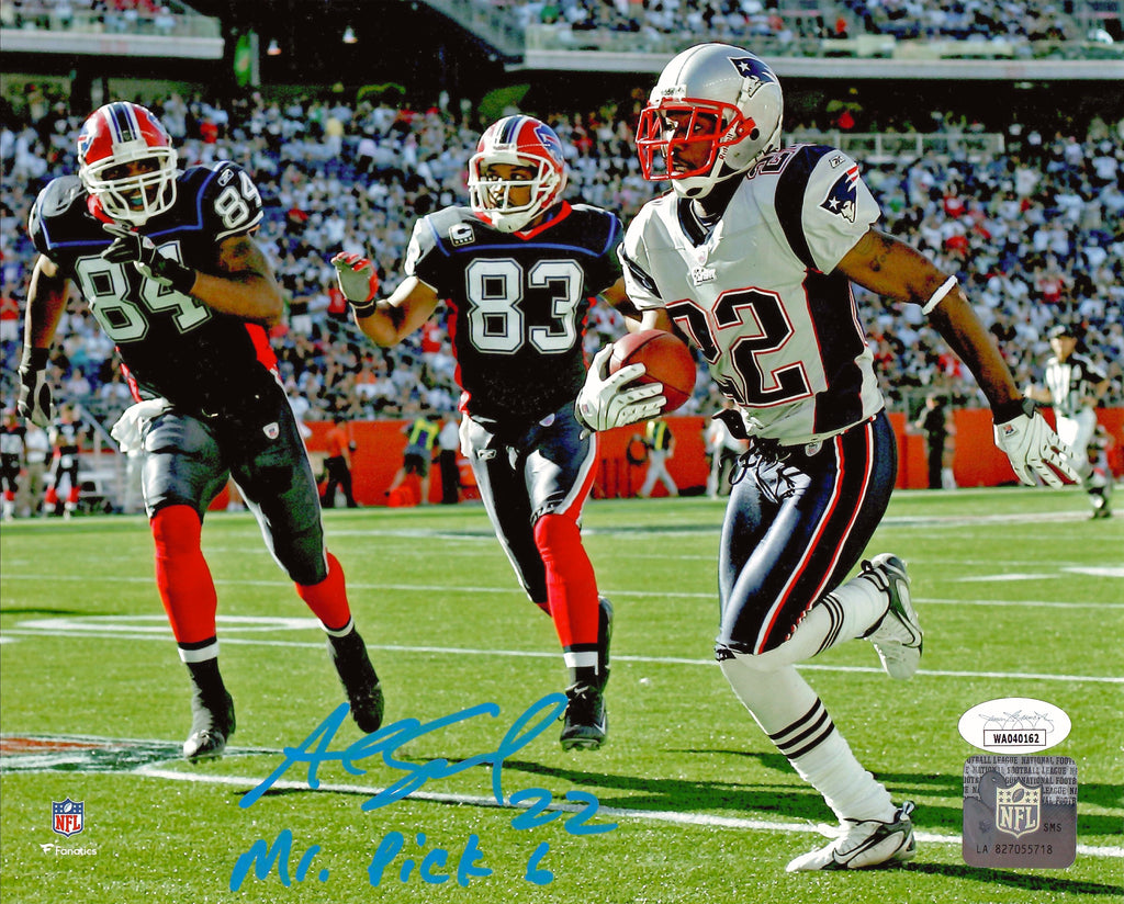 Asante Samuel Sr. autograph signed inscribed 8x10 photo New England Patriots JSA