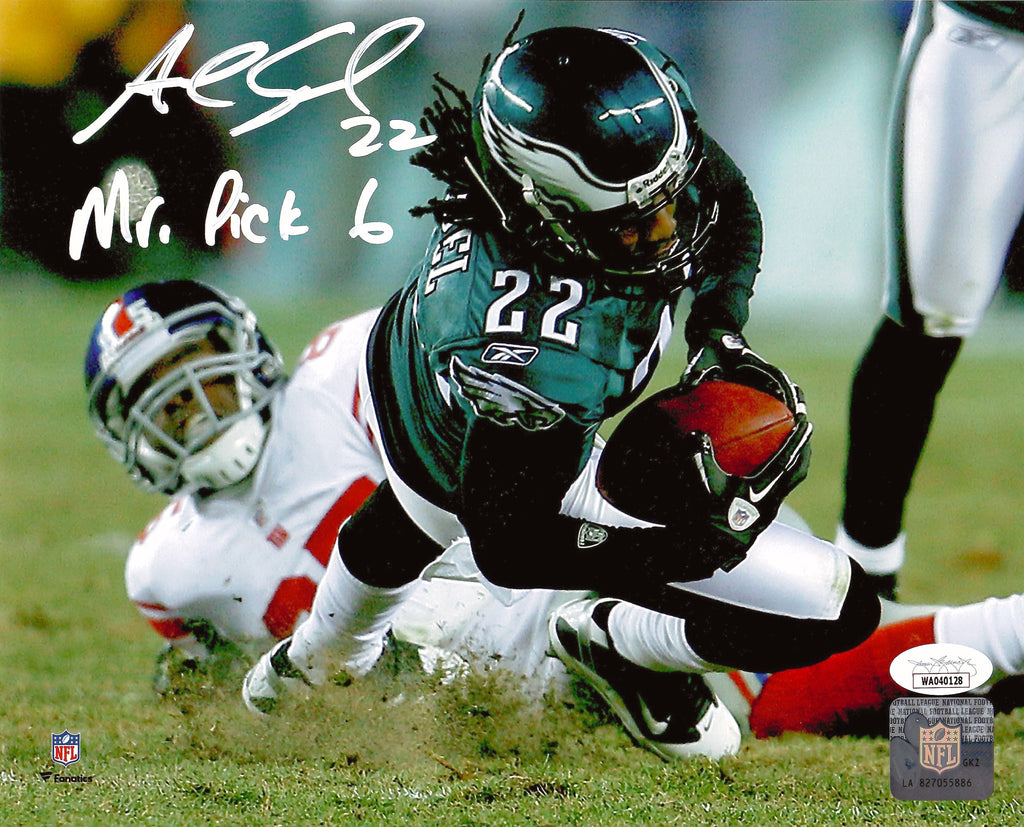 Asante Samuel Sr. autograph signed inscribed 8x10 photo Philadelphia Eagles JSA