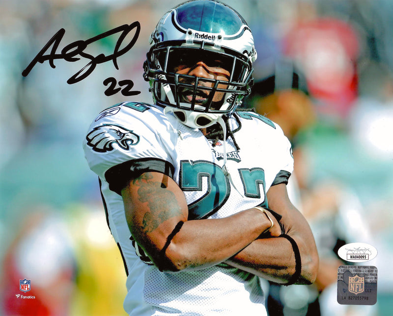 Asante Samuel Sr. autographed signed 8x10 photo NFL Philadelphia Eagles JSA COA