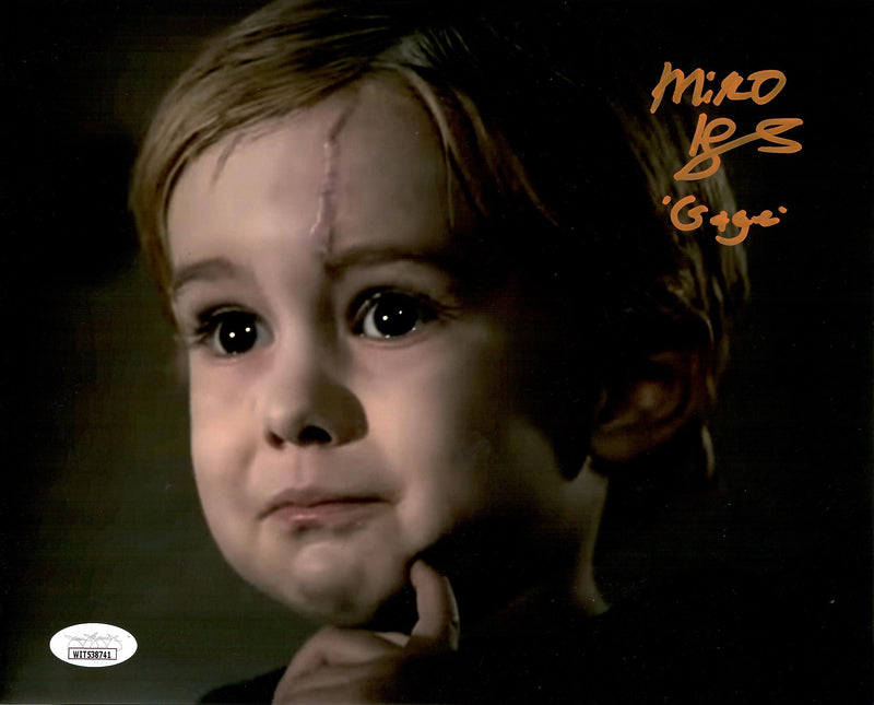 Miko Hughes autographed signed inscribed 8x10 photo Pet Sematary JSA COA Gage