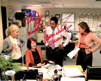 Kate Flannery Oscar Nunez signed inscribed 8x10 photo The Office JSA Witness