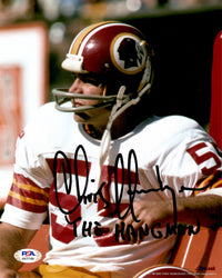 Chris Hanburger signed inscribed 8x10 photo NFL Washington Redskins PSA COA