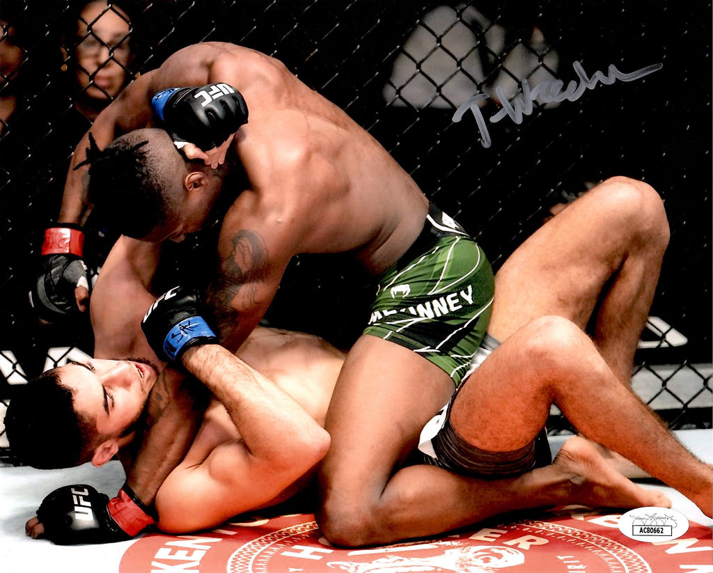 Terrence McKinney autographed signed 8x10 photo UFC JSA COA MMA