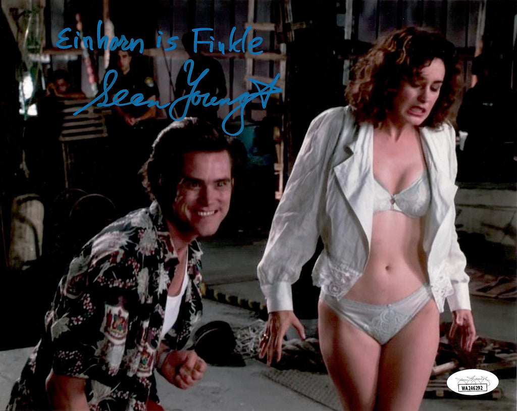 Sean Young autographed signed inscribed 8x10 photo Ace Ventura Ray Finkle JSA