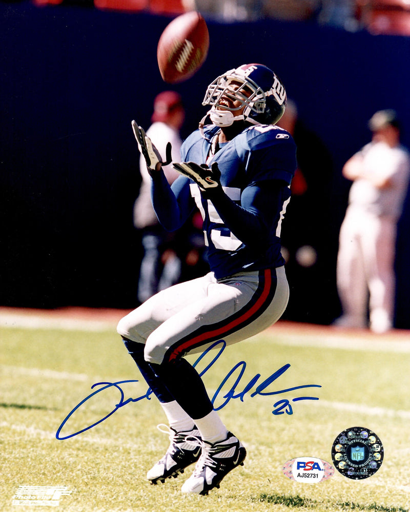 Will Allen autographed signed 8x10 photo NFL New York Giants PSA COA