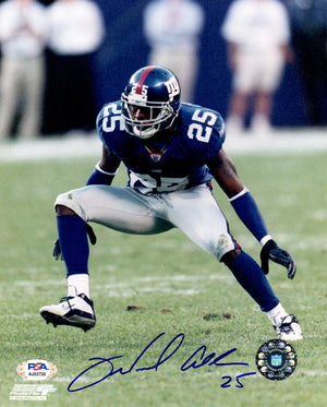 Will Allen autographed signed 8x10 photo NFL New York Giants PSA COA