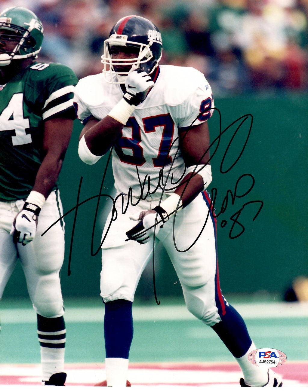 Howard Cross autographed signed 8x10 photo NFL New York Giants PSA COA