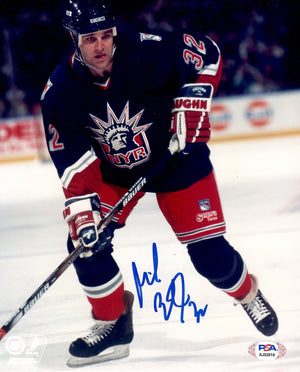 Mike Eastwood autographed signed 8x10 photo NHL New York Rangers PSA COA