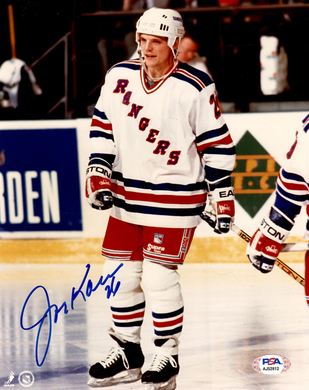 Joe Kocur autographed signed 8x10 photo NHL New York Rangers PSA COA