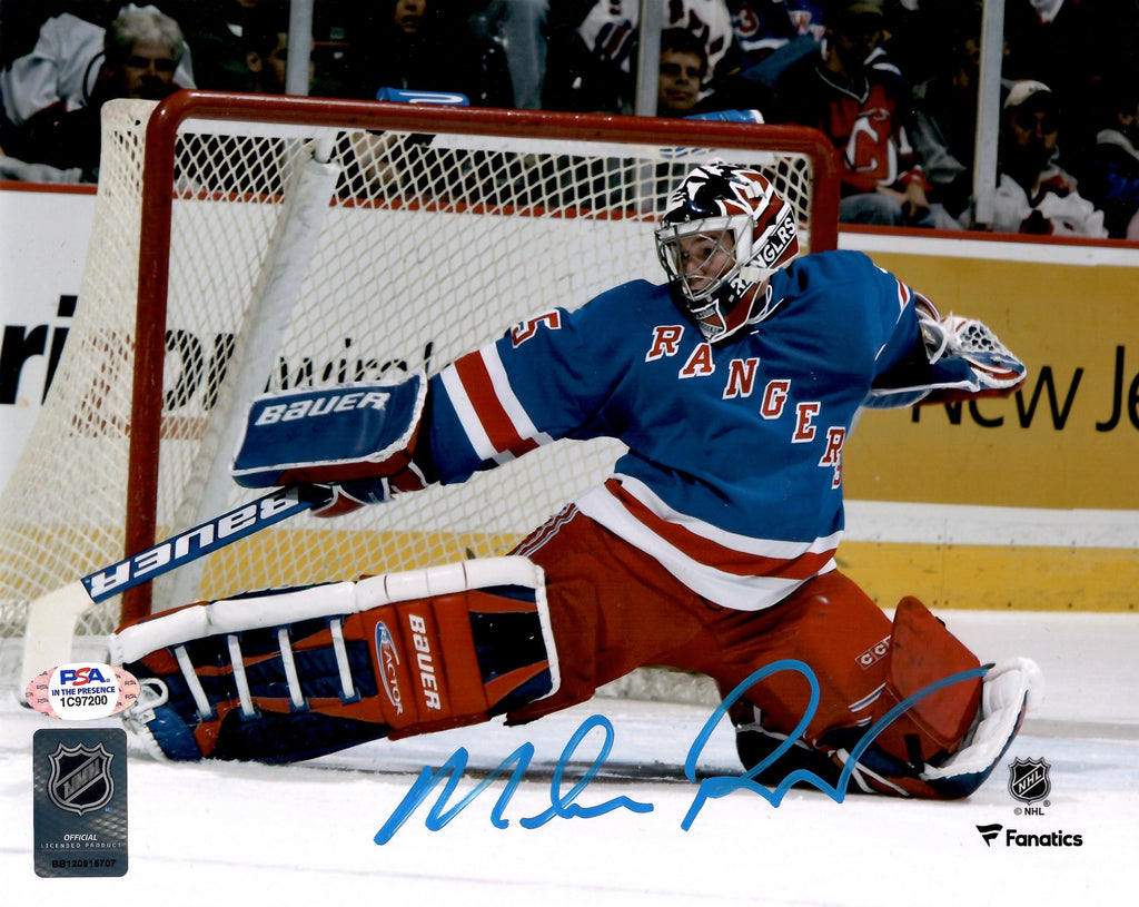 Mike Richter autographed signed 8x10 photo NHL New York Rangers PSA COA