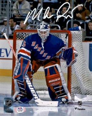 Mike Richter autographed signed 8x10 photo NHL New York Rangers PSA COA