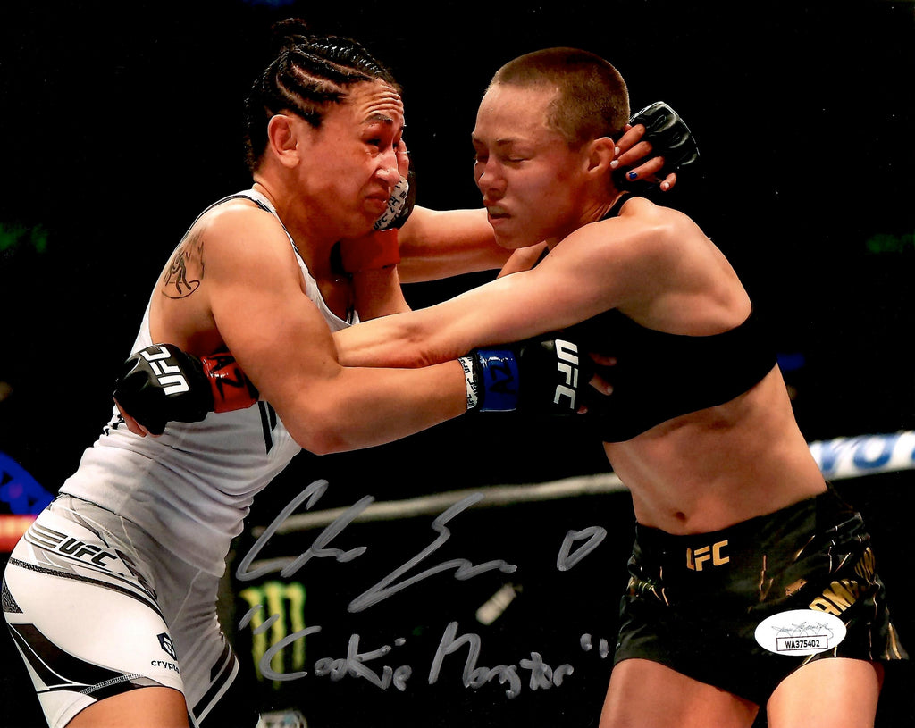 Carla Esparza signed inscribed 8x10 photo UFC MMA JSA COA Rose Namajunas