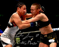 Carla Esparza signed inscribed 8x10 photo UFC MMA JSA COA Rose Namajunas